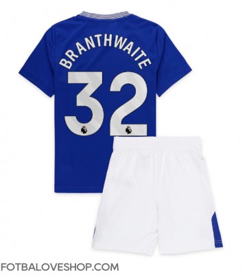 Everton Jarrad Branthwaite #32 Dětské Domácí Dres 2024-25 Krátký Rukáv (+ trenýrky)